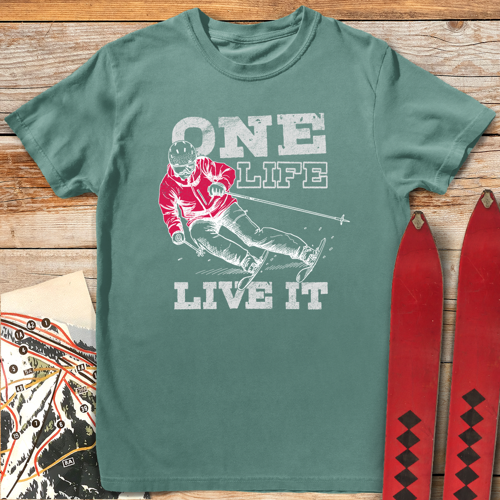 902 One Life Ski White - Light Green