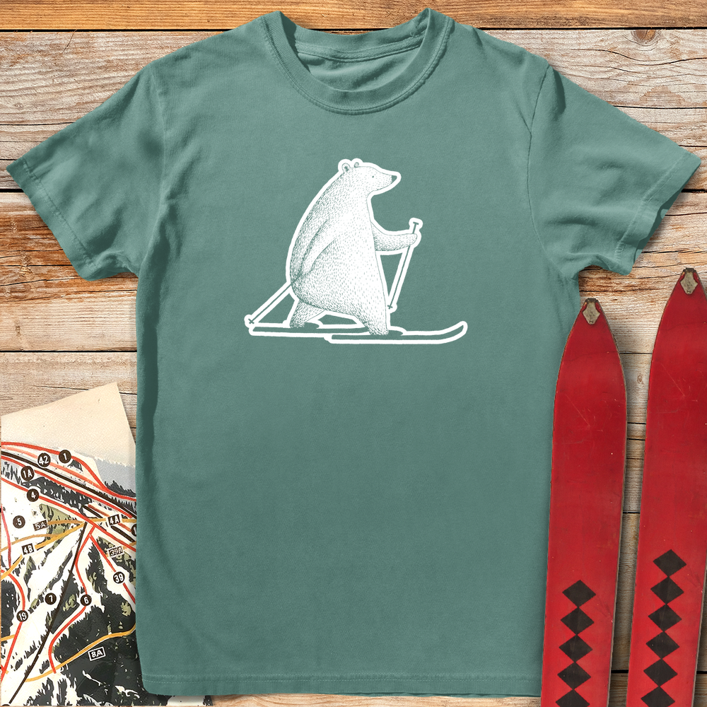 949 Bear Ski White - Light Green