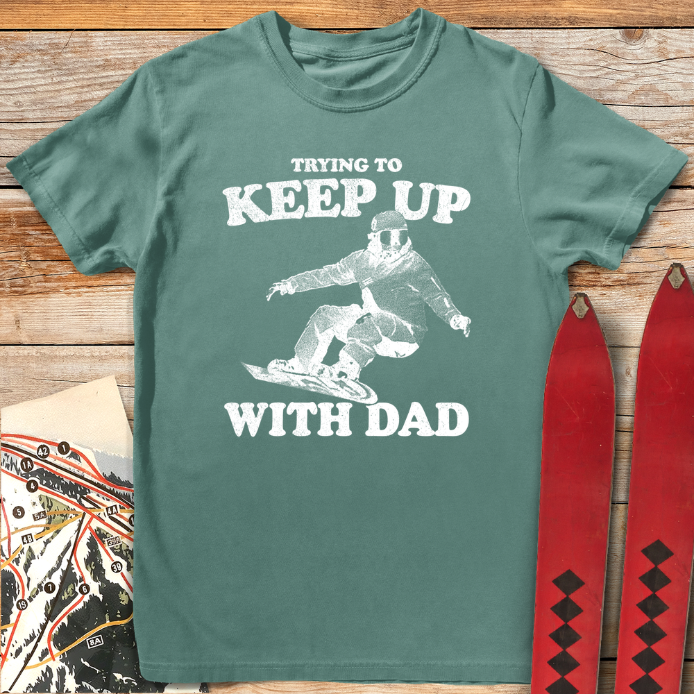 998 Keep Up Snowboard Dad White - Light Green