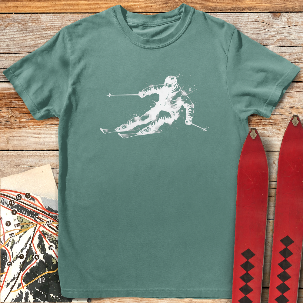 1007 Brush Carve White - Light Green