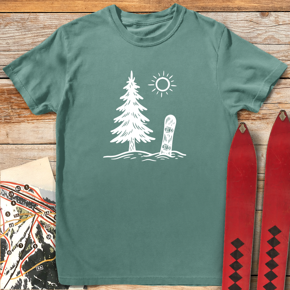 1053 Board Spot White - Light Green