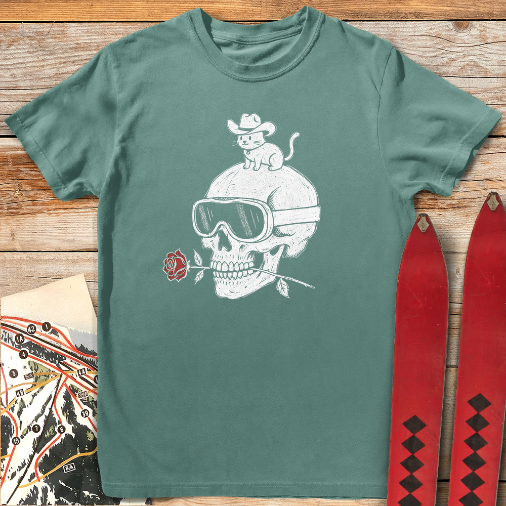 1047 Cowboy Kitty White - Light Green