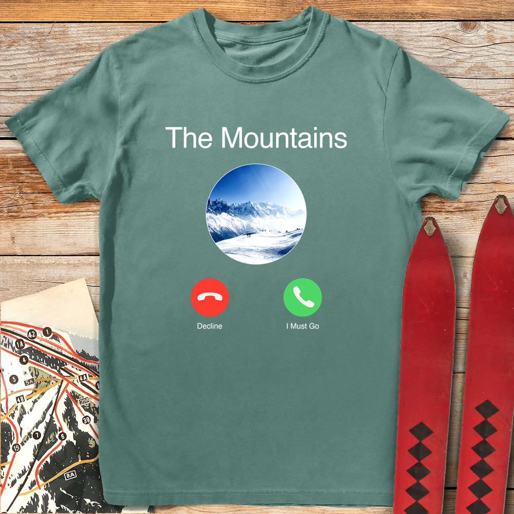 1050 Mountain Call White - Light Green
