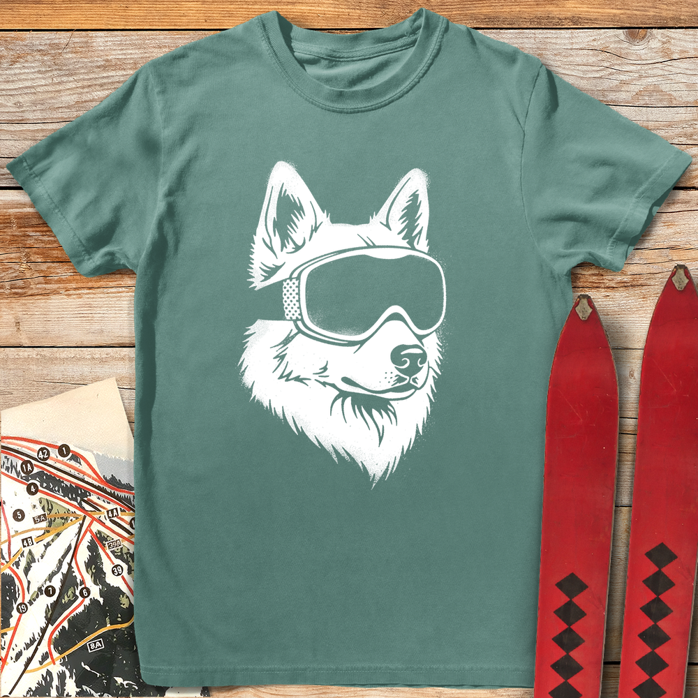 1079 Hillside Husky White - Light Green