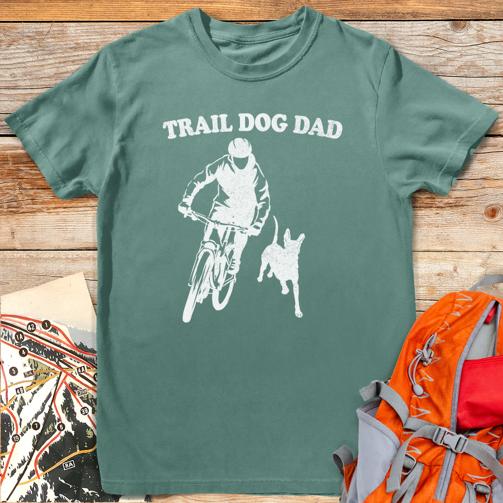 1190 Trail Dog Dad White - Light Green
