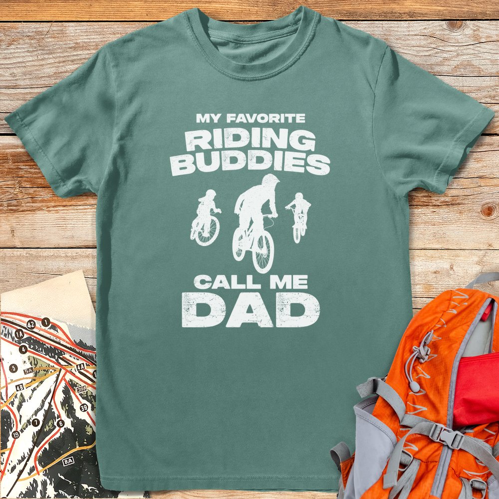 1179 Favorite Bike Buddies White - Light Green