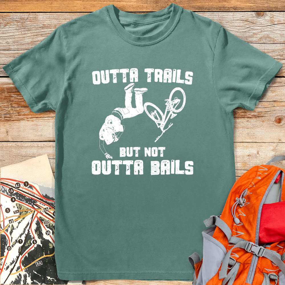 1191 Outta Trails Not Bails White - Light Green