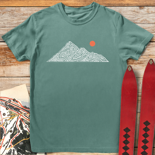 1250 Mountain Light White - Light Green