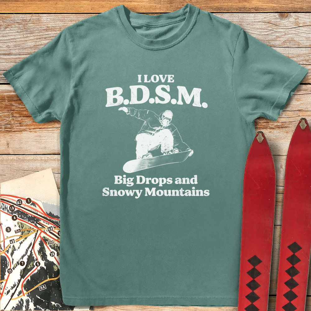 1289 Bdsm Snowboarder White - Light Green