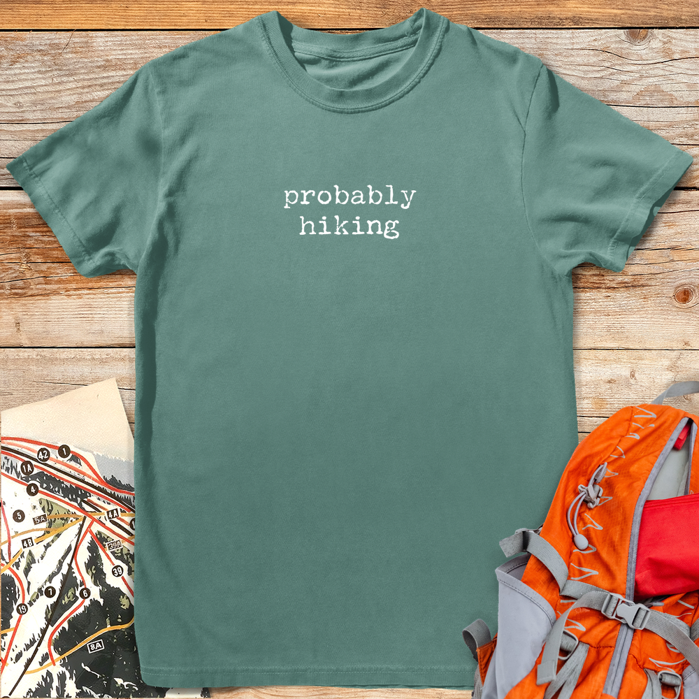 1314 Probably Hiking White - Light Green