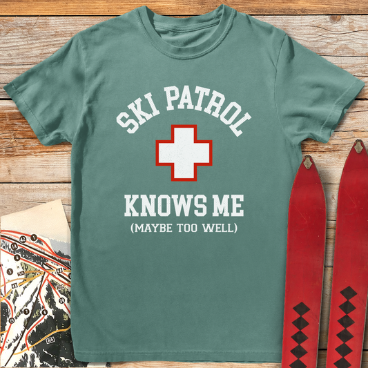 1342 Patrol Knows Me White - Light Green