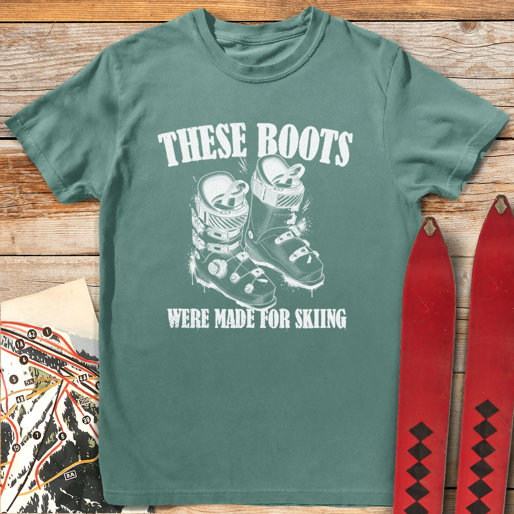 1350 These Boots Ski White - Light Green