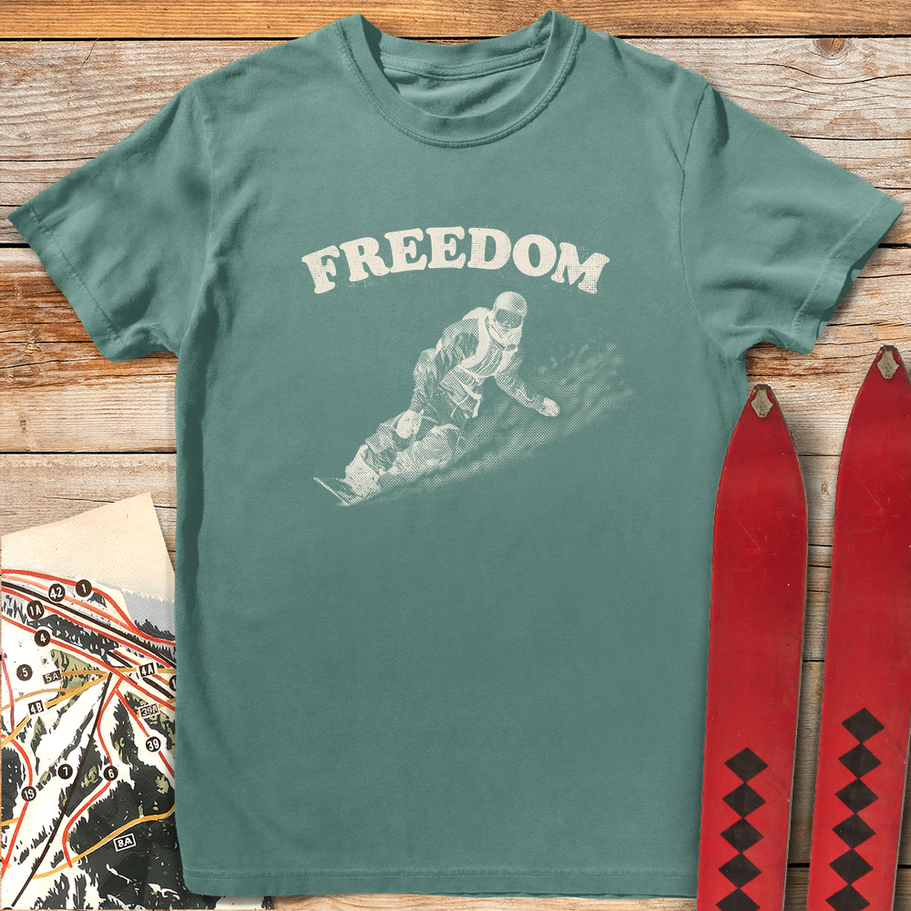 1396 Freedom Snowboard White - Light Green