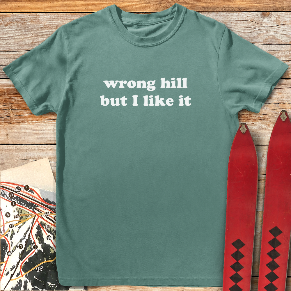 1419 Wrong Hill White - Light Green