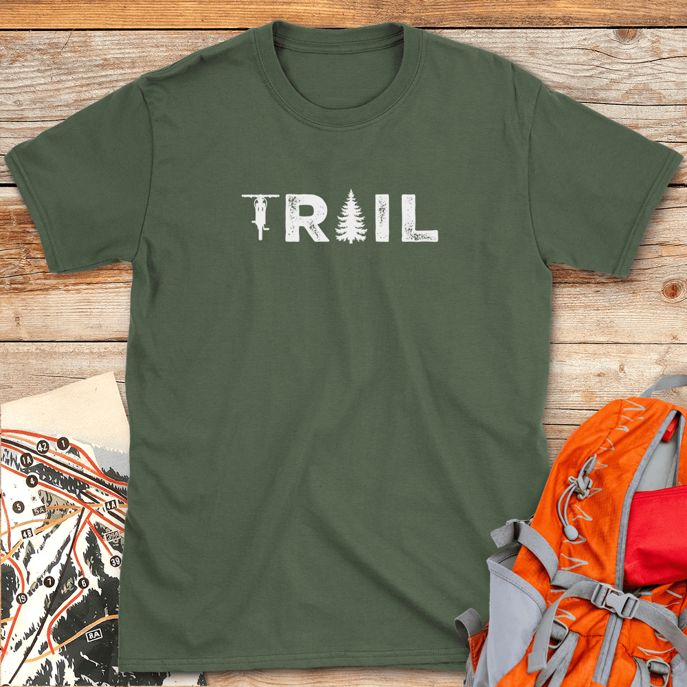 400 Trail White - Military Green