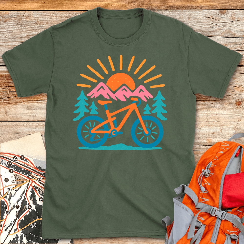 Pastel Pedaling - Military Green