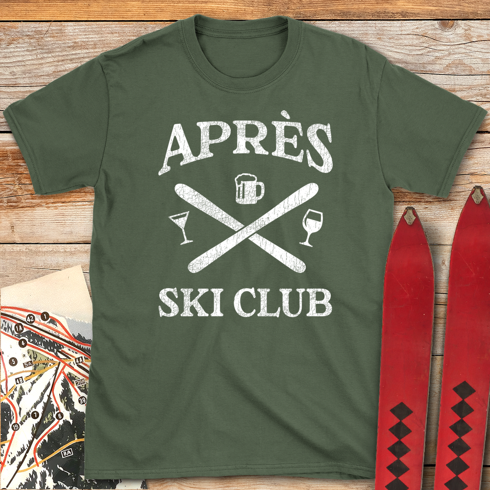 507 Apre S Ski Club White - Military Green