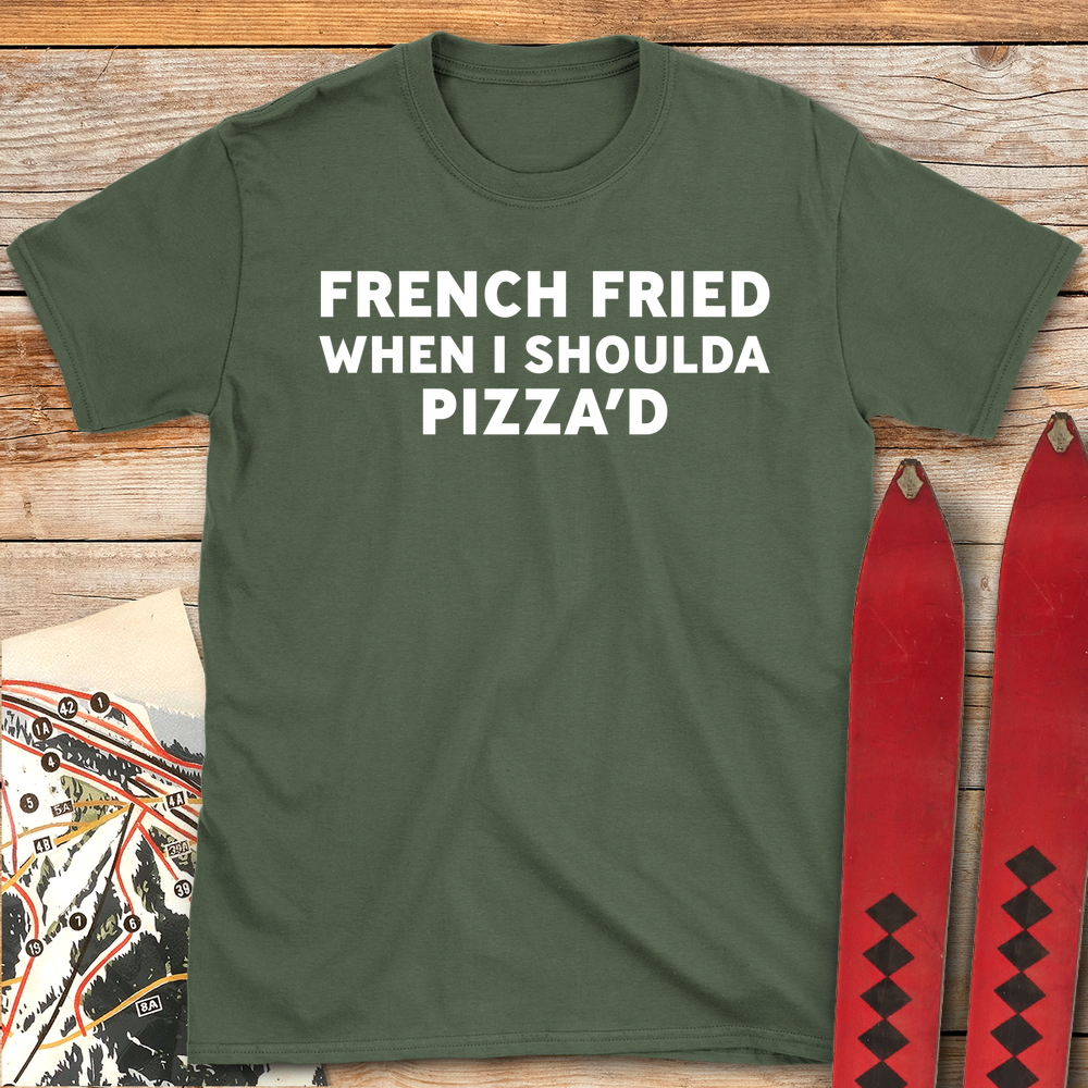 536 French Fries White - Military Green
