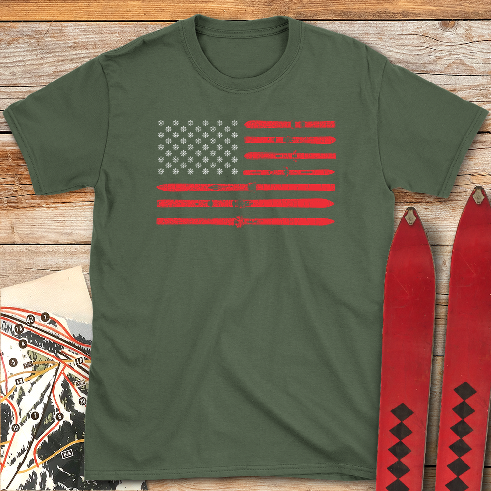 566 American Skier - Military Green