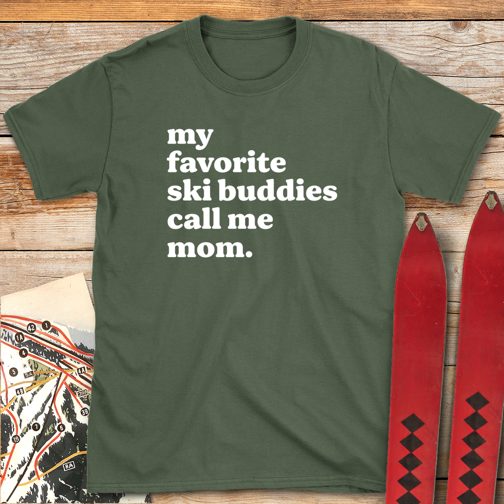 558 Ski Buddy Mom White - Military Green