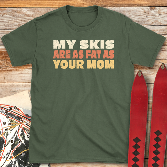 583 Fat Mom Skis White - Military Green