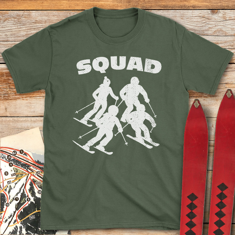 658 Family Squad White - Military Green