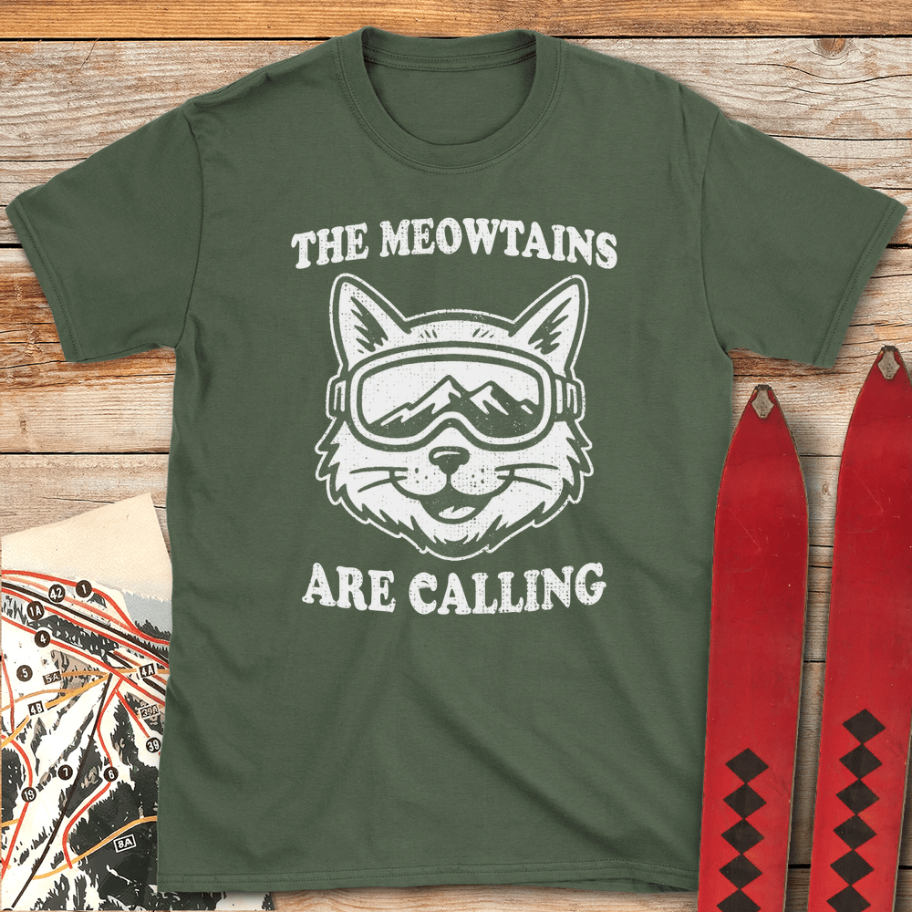 716 Meow Cat White - Military Green