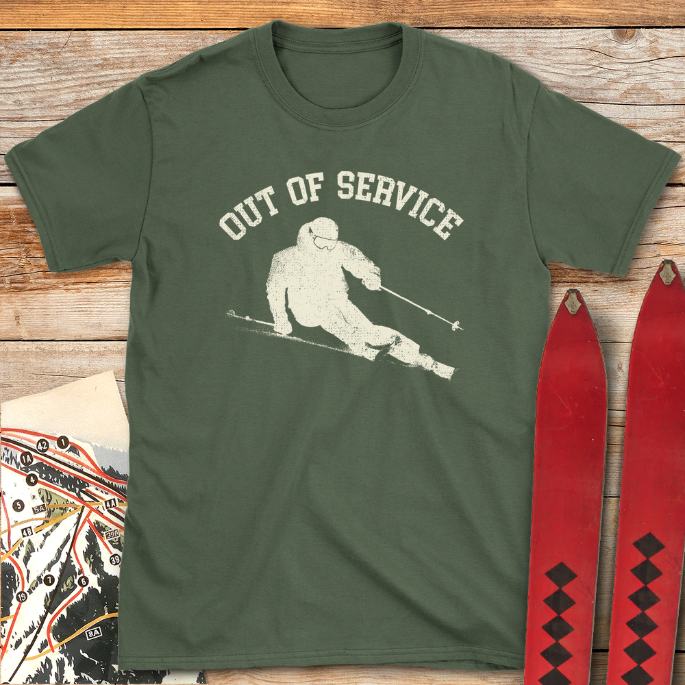 709 Out Of Service White - Military Green