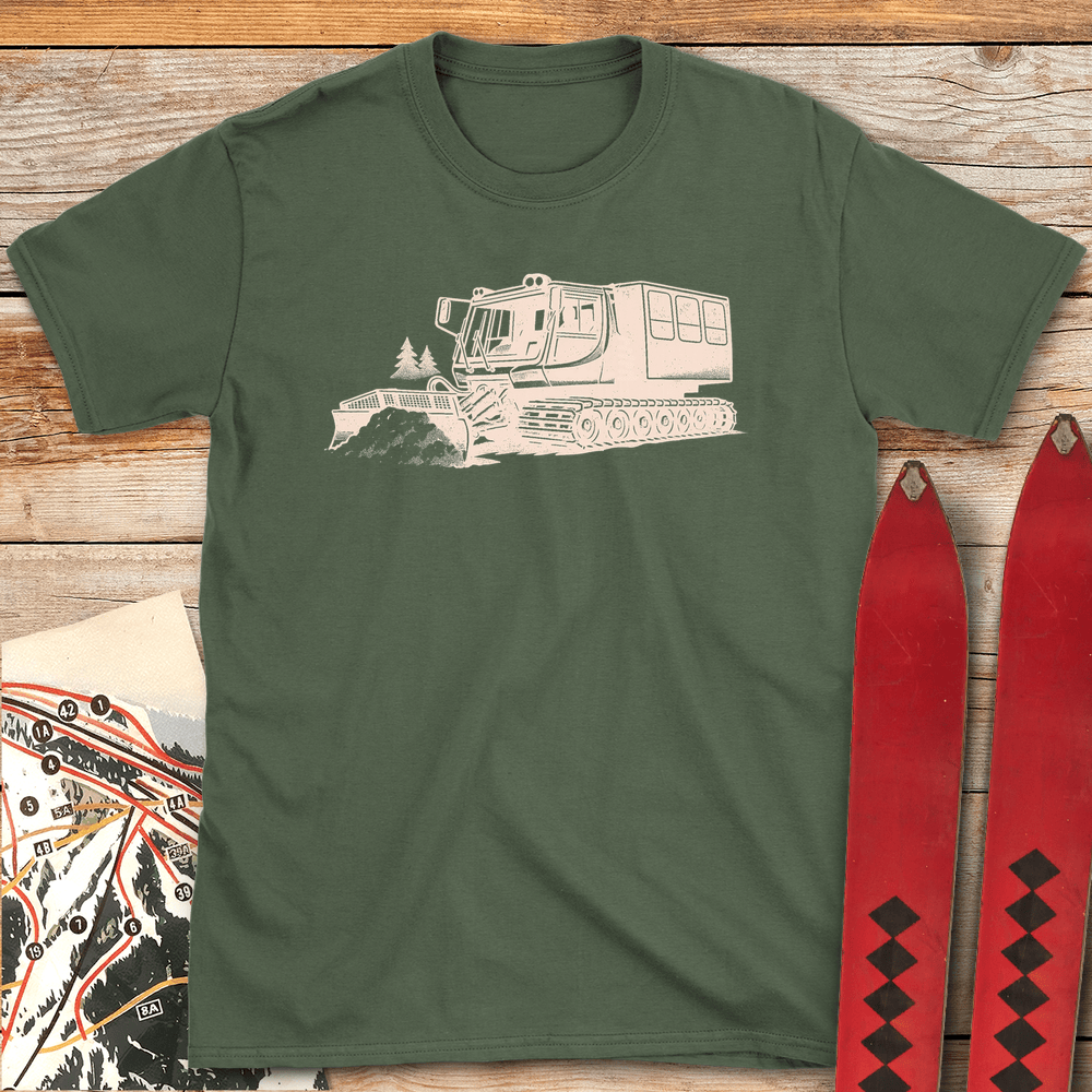 763 Cat Ski White - Military Green