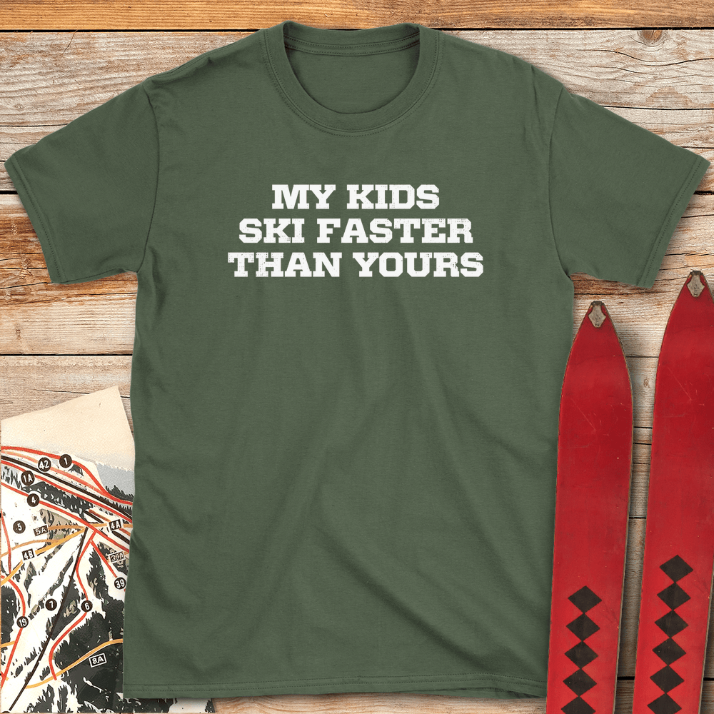 793 My Kids Rip White - Military Green