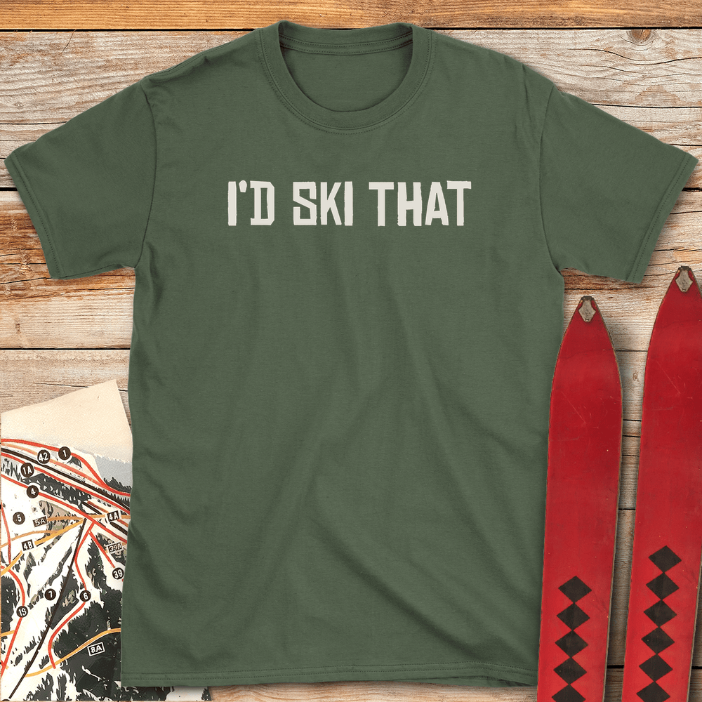 815 I D Ski That White - Military Green