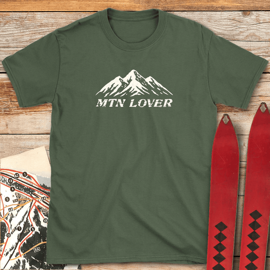 838 Mtn Lover White - Military Green