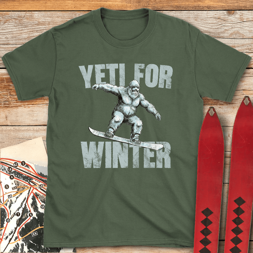 852 Yeti For Winter Board White - Military Green