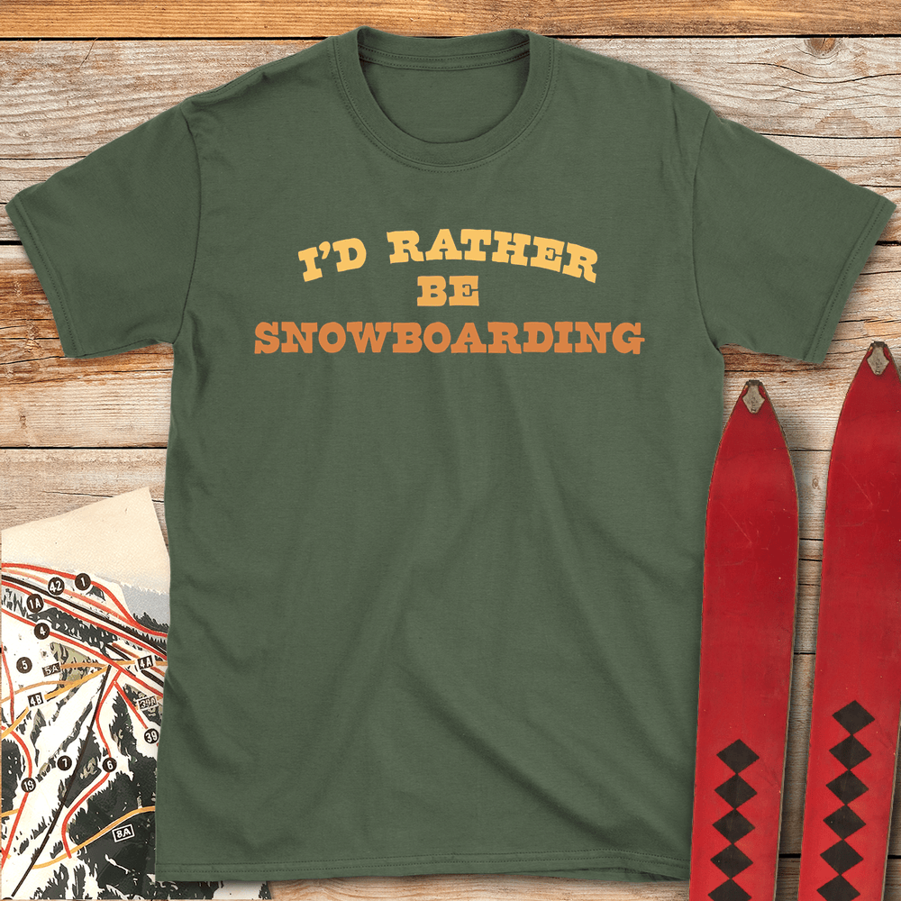 850 Rather Snowboard White - Military Green