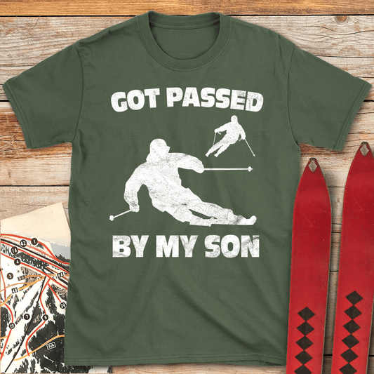 868 Passed By My Son White - Military Green