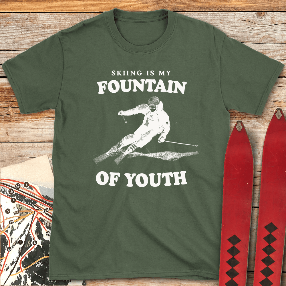 896 Fountain Of Youth White - Military Green
