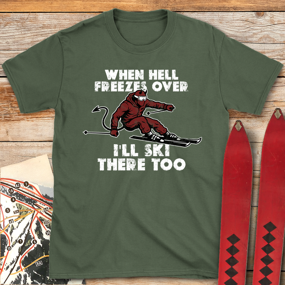 939 When Hell Freezes White - Military Green