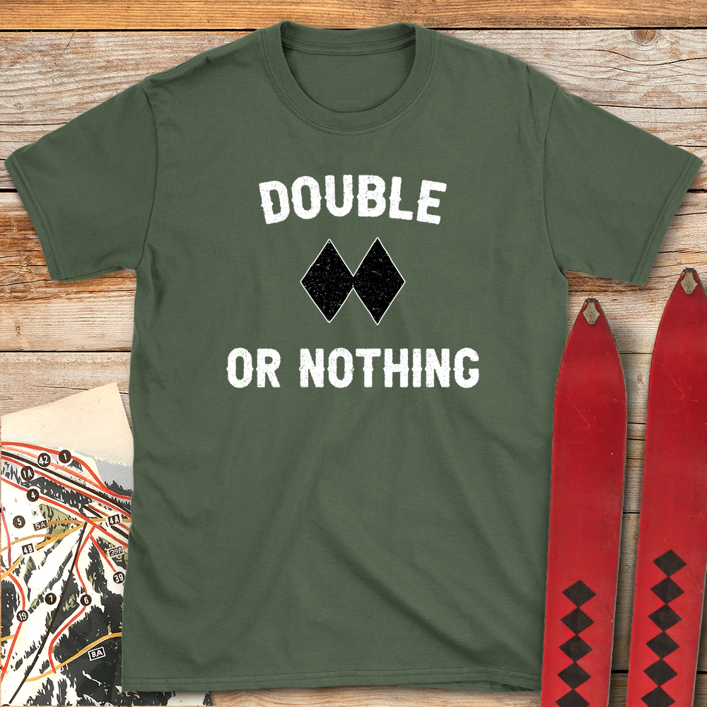 942 Double Or Nothing White - Military Green