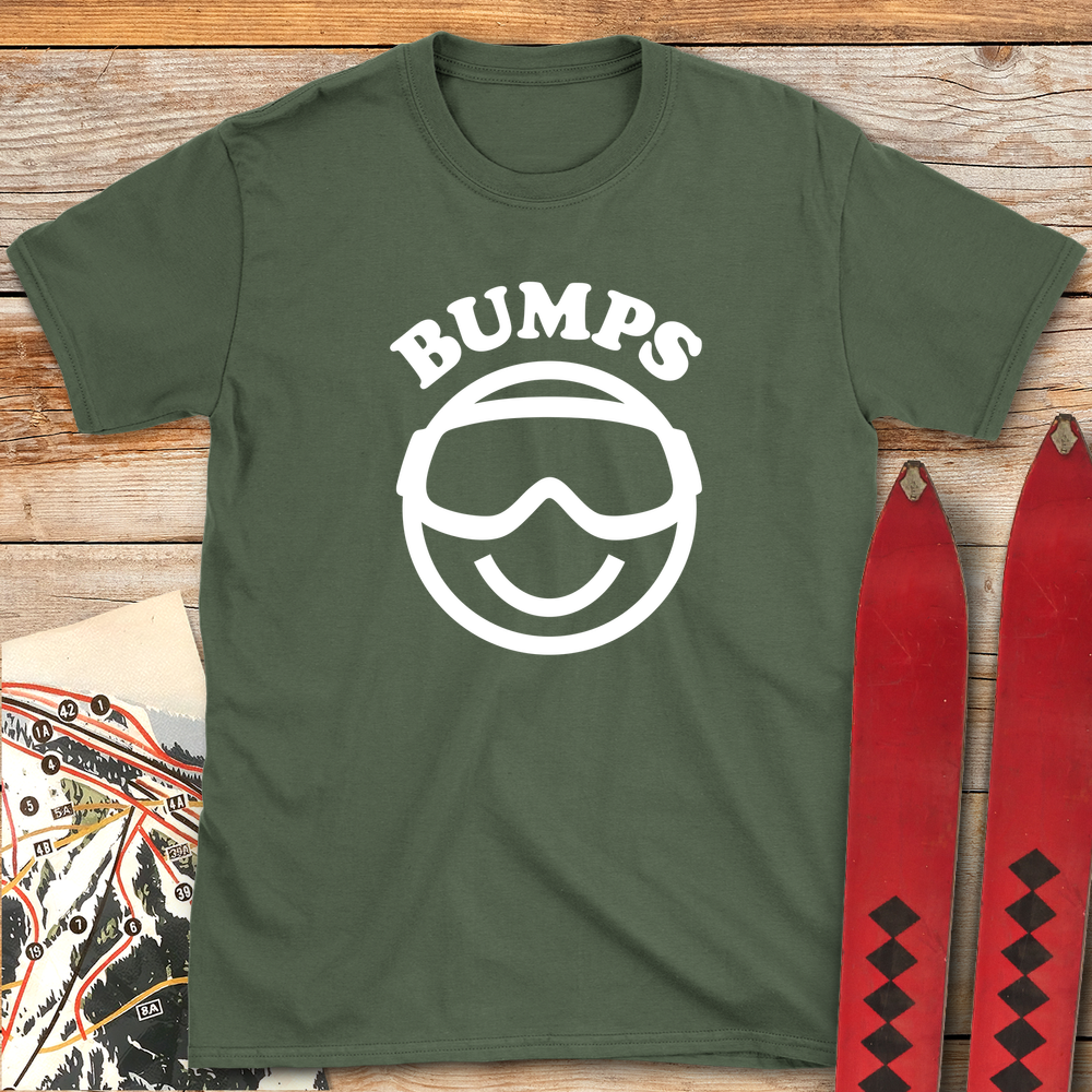902 Happy Bumps White - Military Green