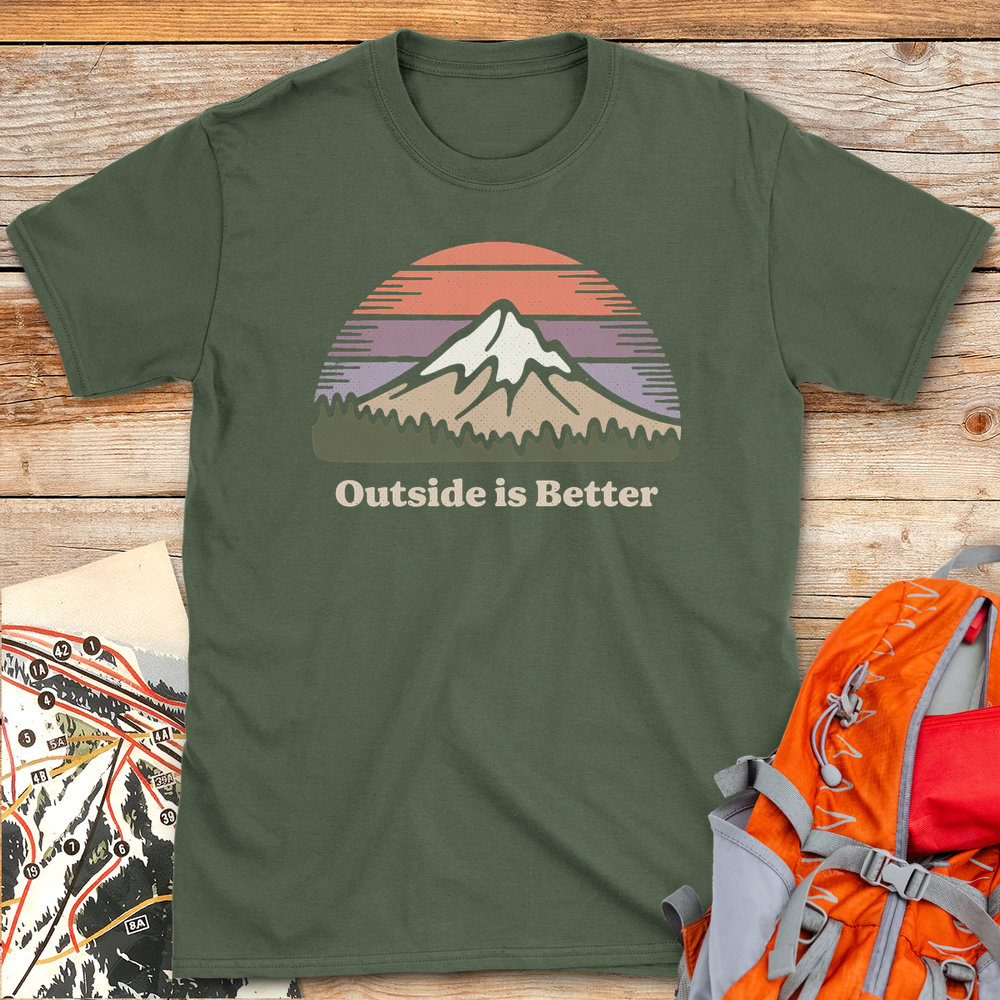 1290 Outside Is Better - Military Green