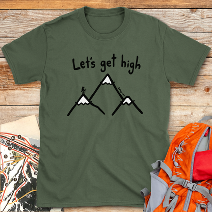 1301 Lets Get High - Military Green