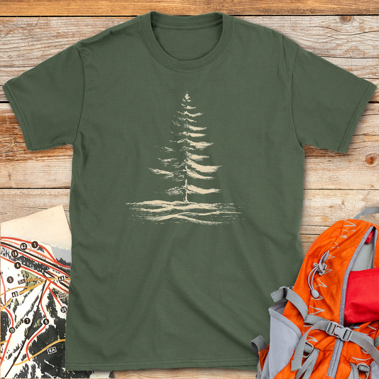1315 Steady Brush Pine White - Military Green