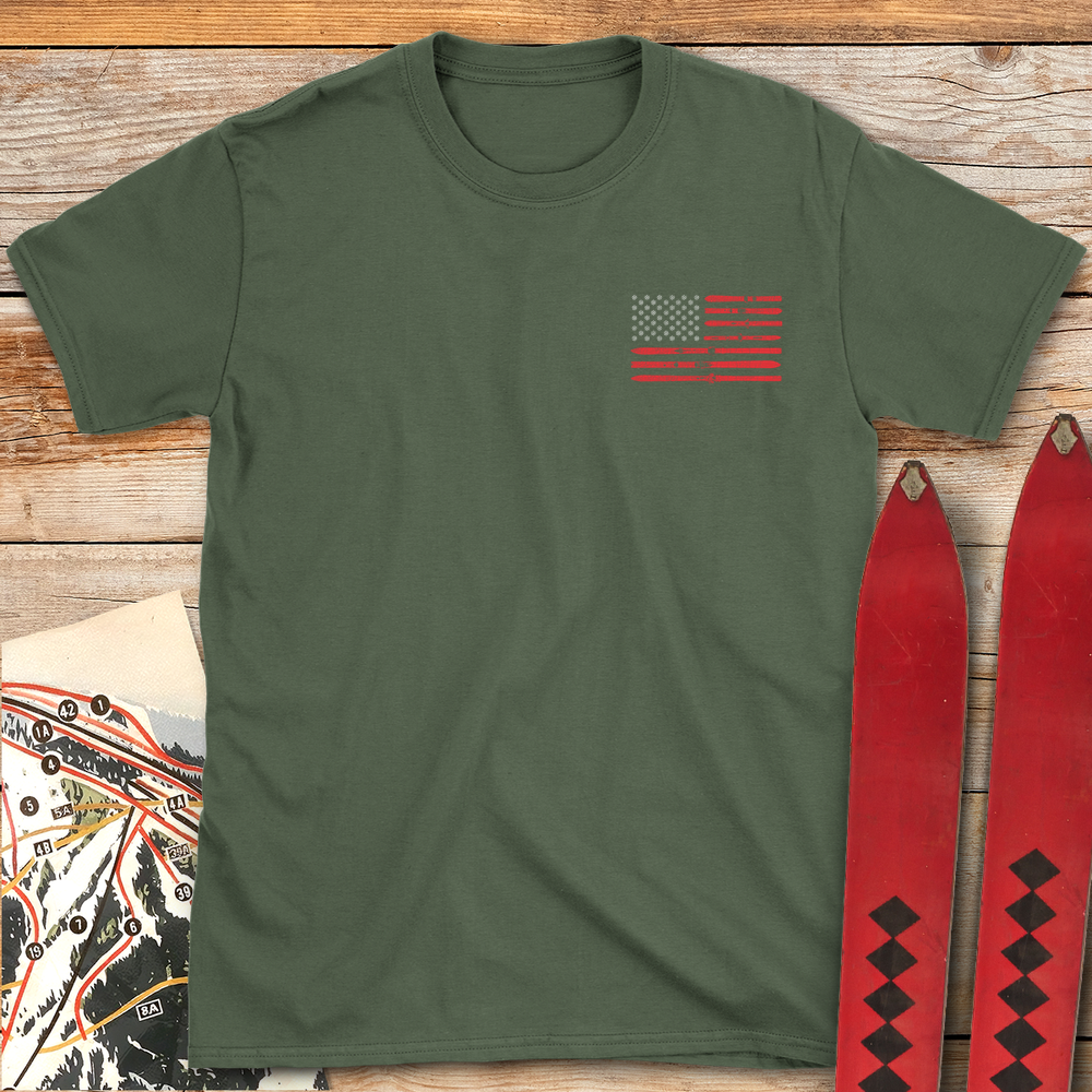 1325 American Skier Pocket - Military Green