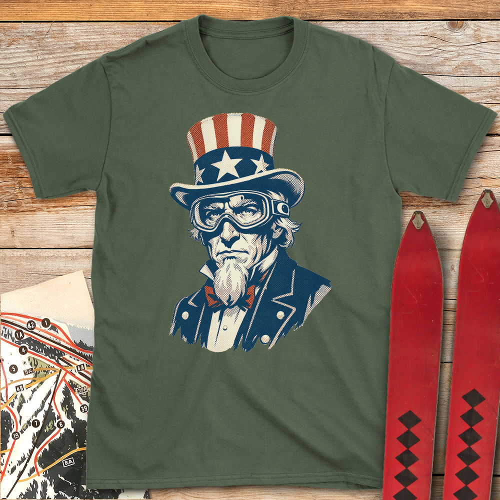 1382 Uncle Same Shreds White - Military Green
