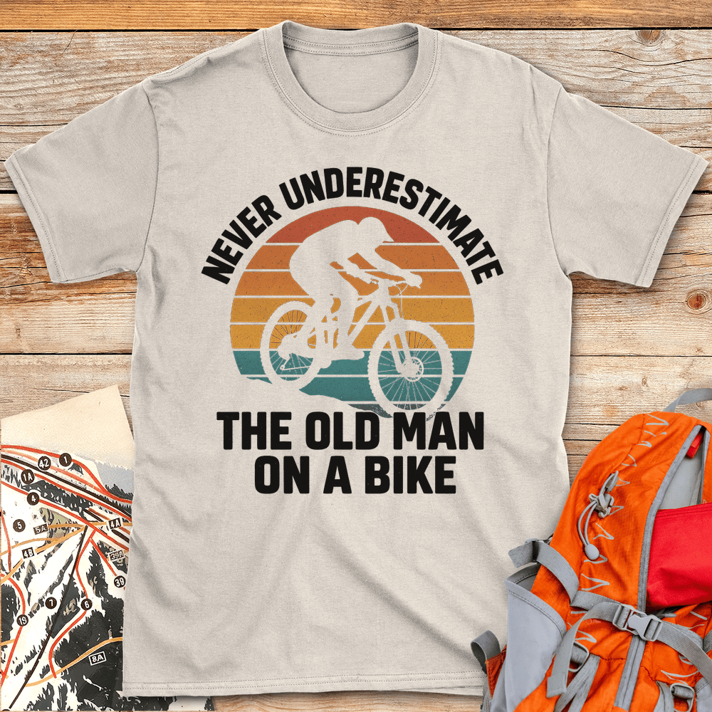371 Old Man Biker White - Natural