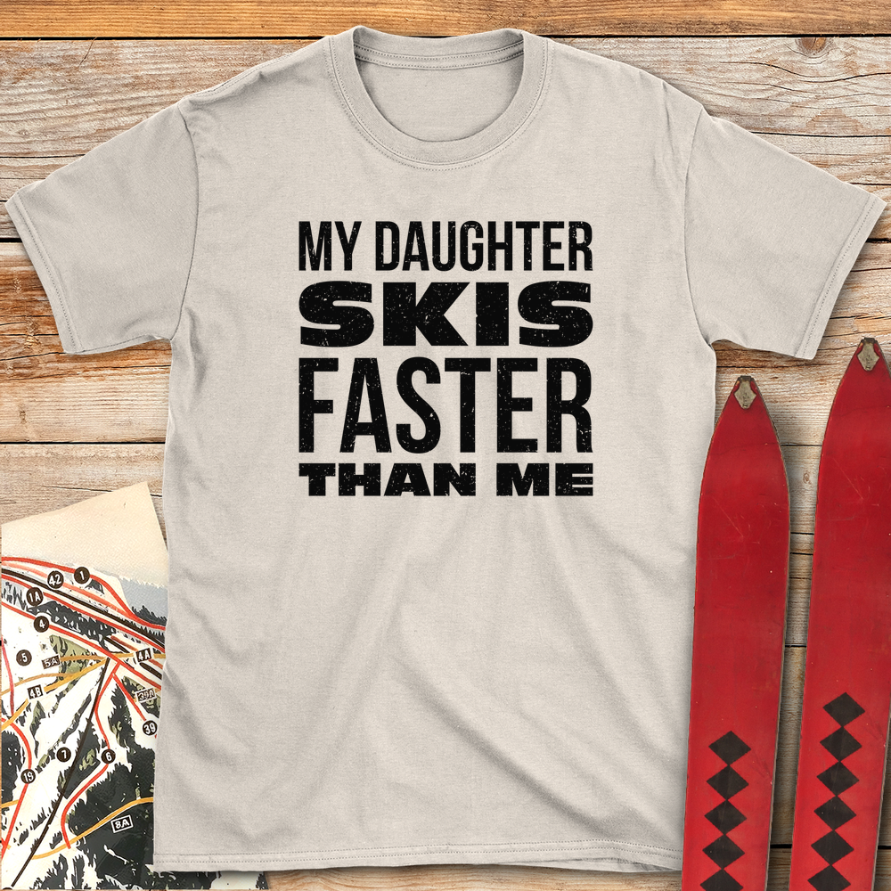 561 Daughter Skis Faster White - Natural