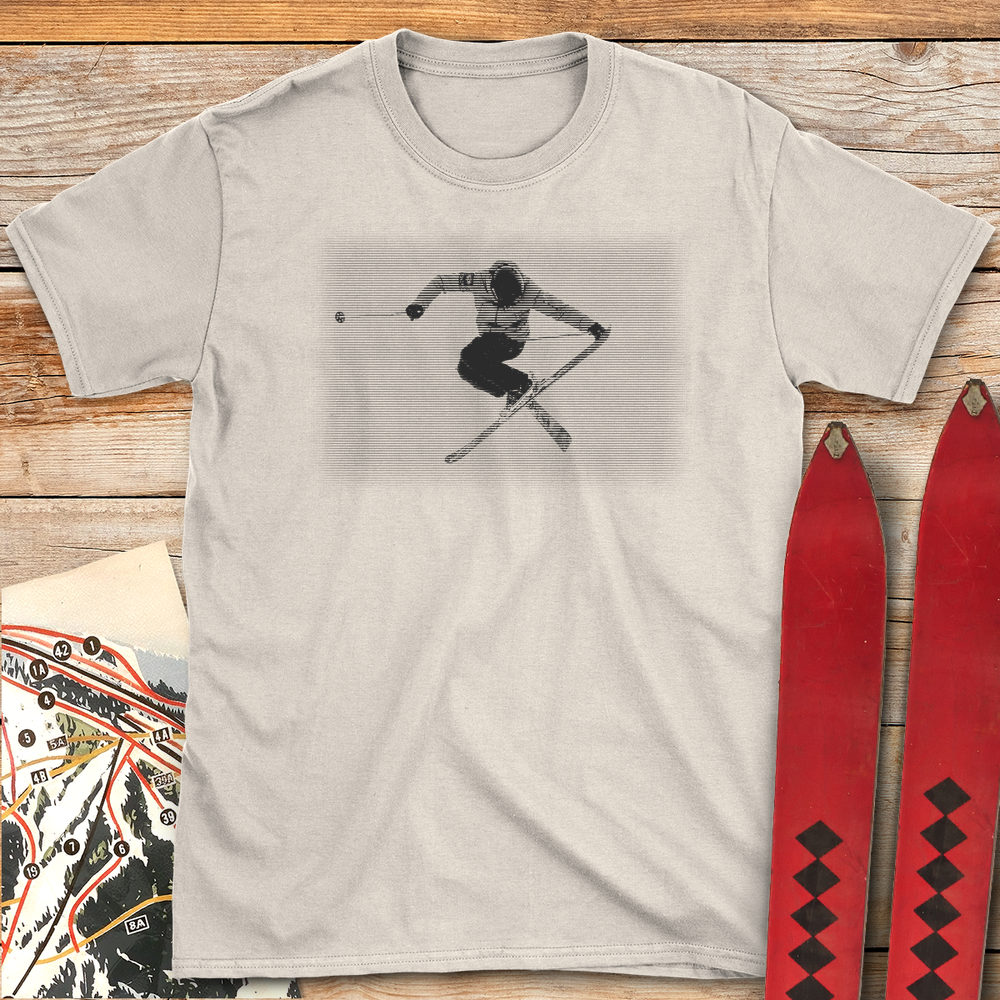 614 Halftone Tail Grab White - Natural