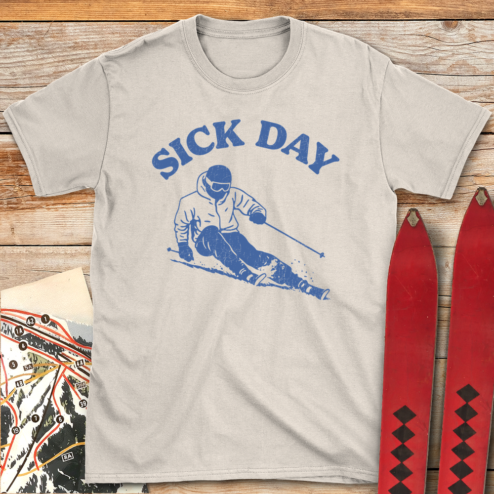 664 Sick Day Skier White - Natural