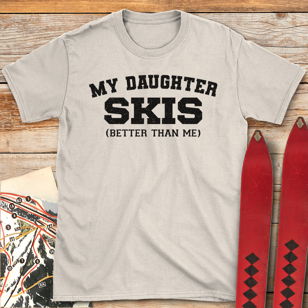 649 Daughter Skis Better White - Natural