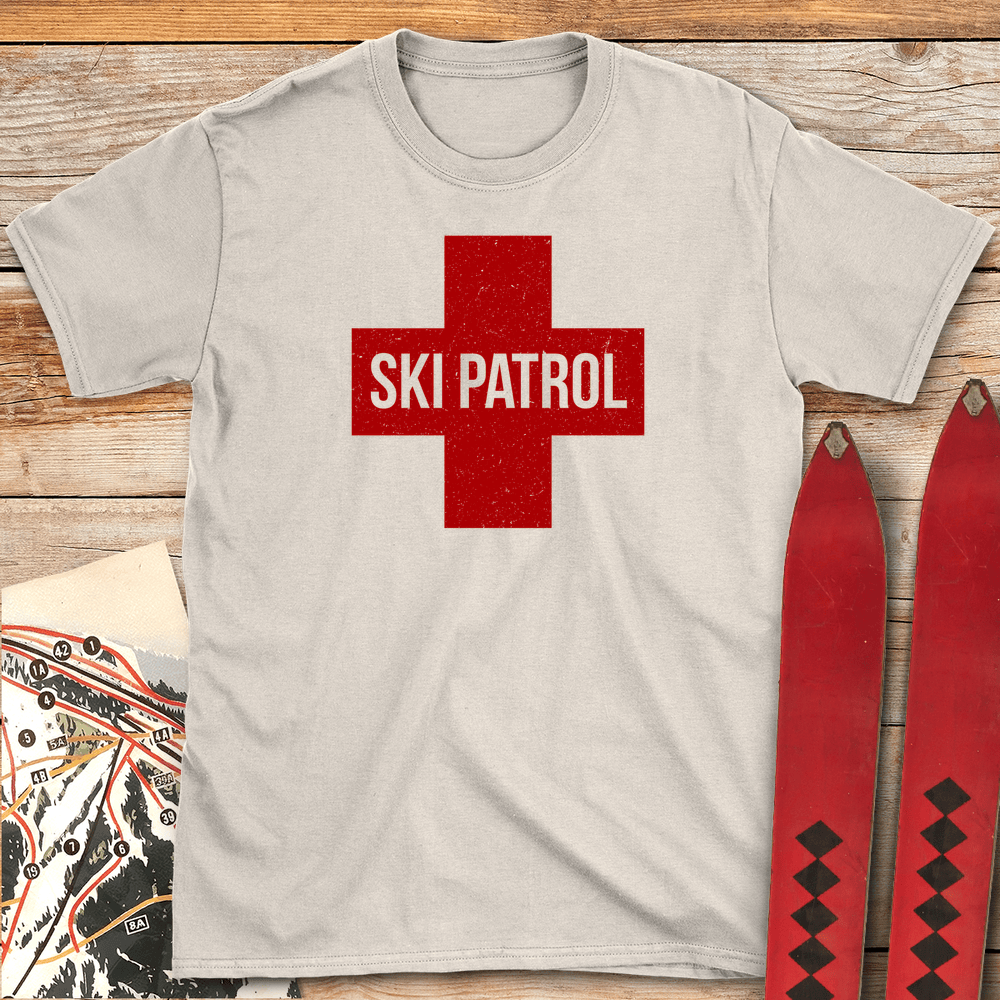802 Ski Patrol Cross White - Natural